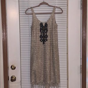 Gold Free People Dress